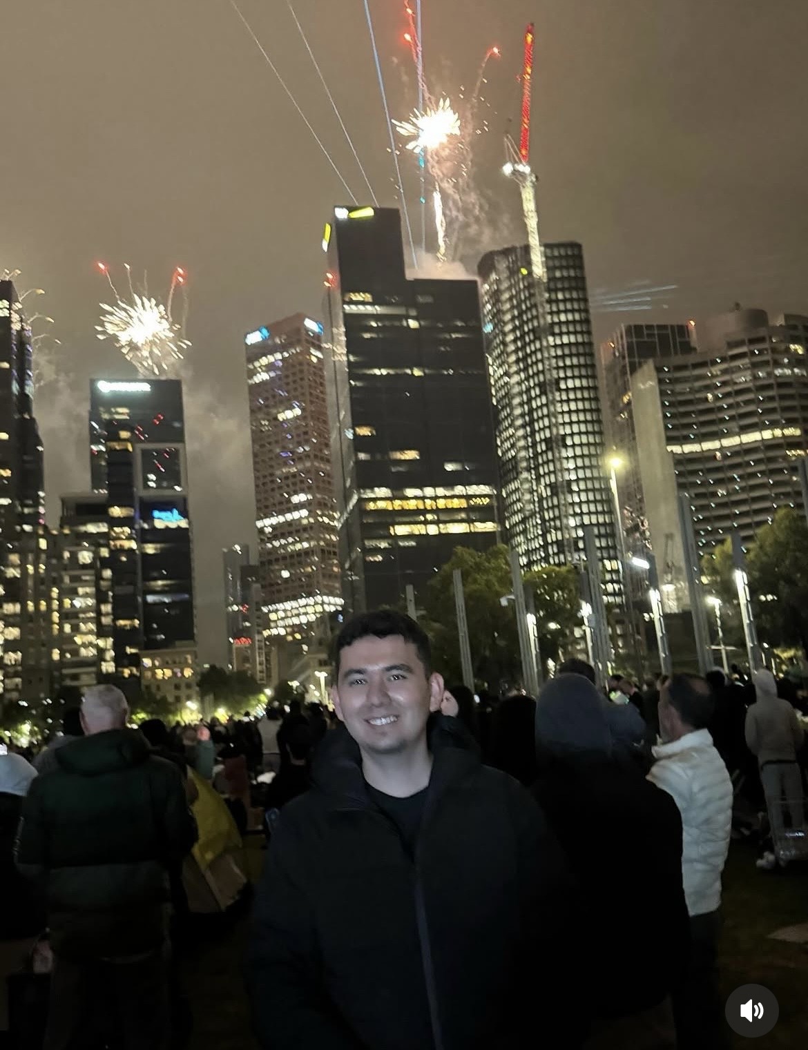 Fireworks over Melbourne